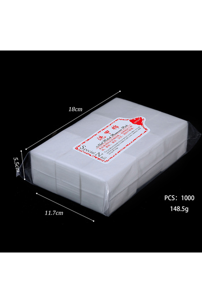 Choice 1000 قطعة، 400/600 قطعة/عبوة، أدوات أظافر صلبة ومتينة، مناديل لإزالة ط...