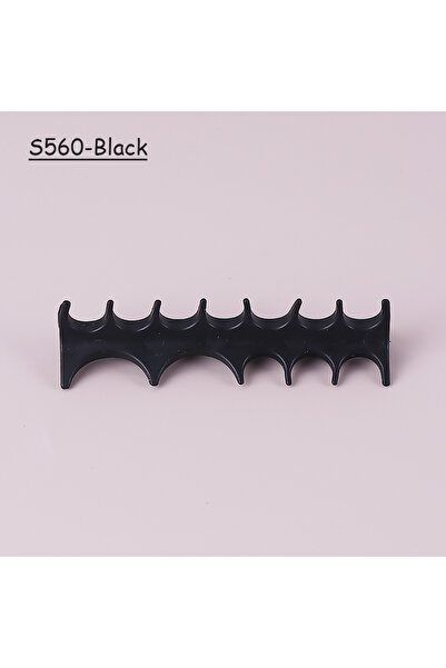 Choice حامل أقلام طلاء أظافر سيليكون أسود S560 - رف فرش - حامل عرض فرش جل الأ...