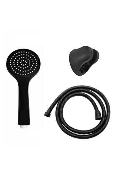 Radinavico Set complet de duș, cap de duș cu 1 funcție, duze din silicon, fur...