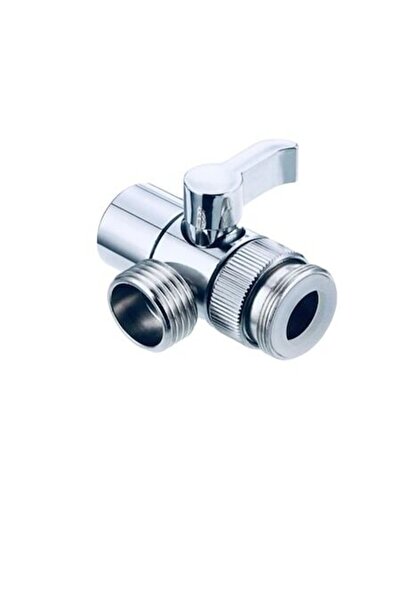 Radinavico Adapter for sanitary faucets, Chrome, 2 functions, 1/2", 46mm x 25mm