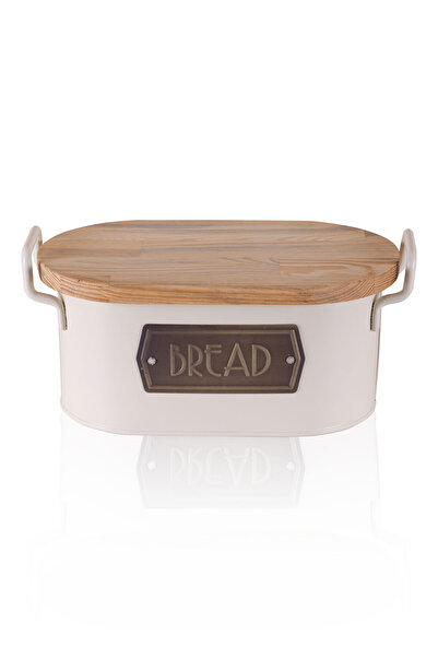 The Mia Ekmek Saklama Kabı Krem