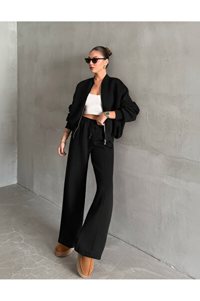 BayBayan ЖЕНСКИ 3-НИШЕН ШАРДОН БОМБЕР ЯКЕТА ТРЕКСУИТ СЕТ