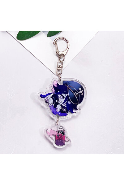 Miniso 5 cm 4 Anime Characters Danganronpa Acrylic Car Keychain Accessories C...