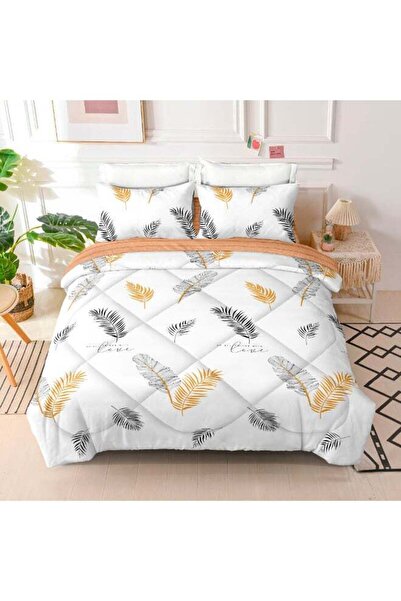 Noon East طقم لحاف من 4 قطع | مصنوع من ألياف دقيقة ناعمة | ألوان متعددة