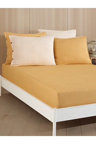 Cottonest Single Fitted Sheet Set 100X200 cm – 1 Pillowcase – Soft and Stylish Design