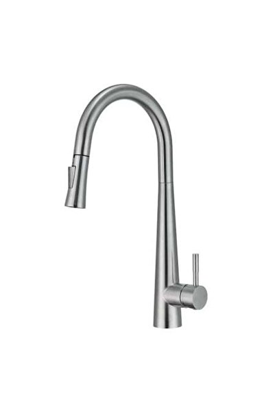 Radinavico baterie de bucătărie, oțel inoxidabil, cioc extractibil, crom