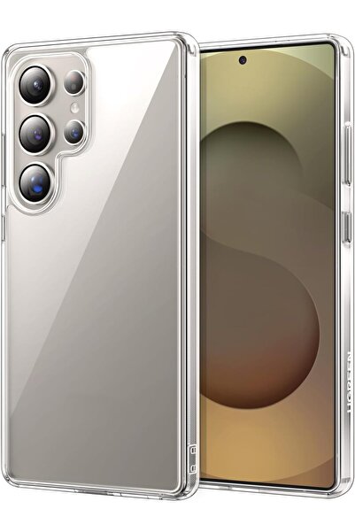 GEAR4 جراب حماية هجين شفاف لهاتف Samsung S25 Ultra مع زوايا حماية من الصدمات