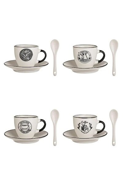 AB HOMES Set of 4 Ceramic Cups