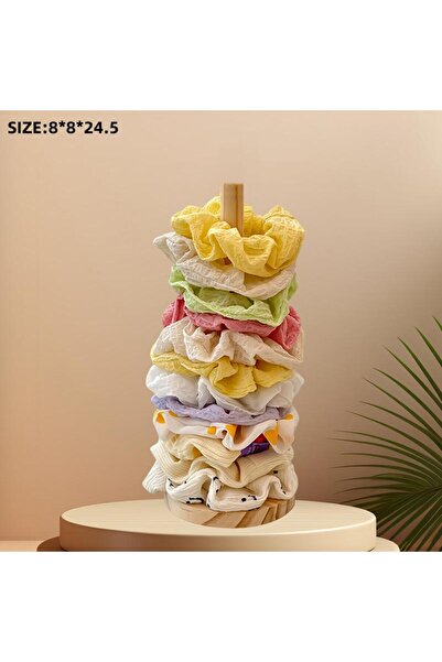 Choice L HUA HUA Wood Hair Scrunchies Organizer Display Stand Headband Bracelet Holder Hair Accessories Or.