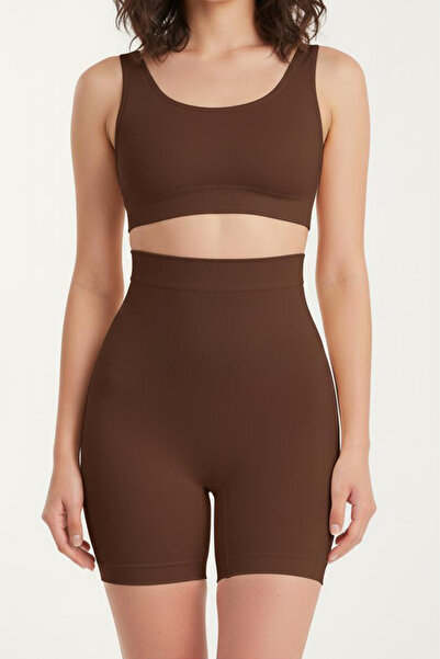 FİT WOMEN Bel Ve Basen Göbek Toparlayıcı Paçalı Korse 2050