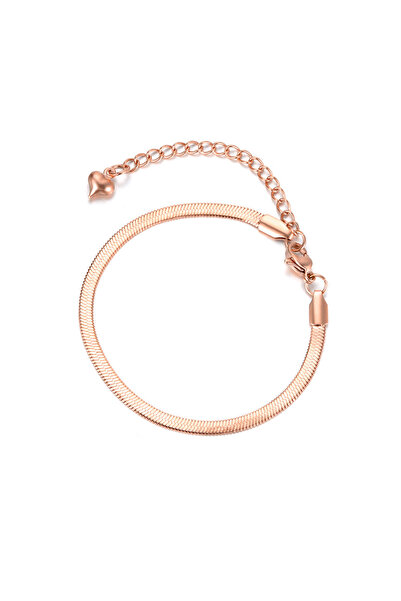 Choice سوار لوكير B18075R من التيتانيوم والفولاذ المقاوم للصدأ، سلسلة ثعبان ر...