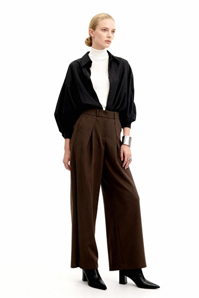 Rays 5011 Pantaloni cu un singur nasture, antracit