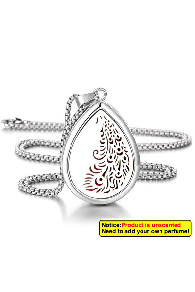 Choice قلادة ناشرة للروائح العطرية على شكل قطرة ماء، بطول 70 سم، من تصميم XN0...