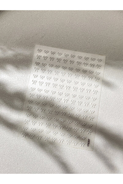 Choice قطعة واحدة من ملصقات تزيين الأظافر على شكل فيونكات ملونة منقوشة، ذهبية...