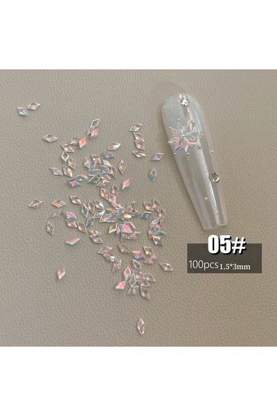 Choice من 5 إلى 100 قطعة من أحجار الزركون الصغيرة اللامعة من فئة 5A، بتصميمات...