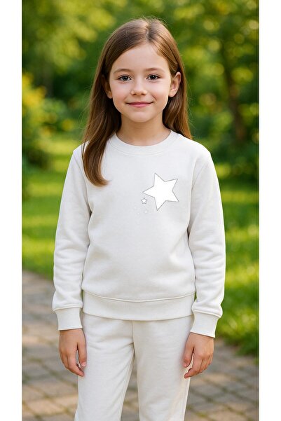 playwear Φούτερ ομάδας STAR V1 με στάμπα για κορίτσια και αγόρια, με λαιμόκοψ...