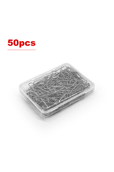 Choice 50 قطعة من حلقات الوصل المصنوعة من أسلاك النيكروم المقاومة للحرارة العالية، على شكل حرف U، مصنوعة من سبيكة معدنية، مناسبة لصنع قلادات وزينة سيراميك يدوية.