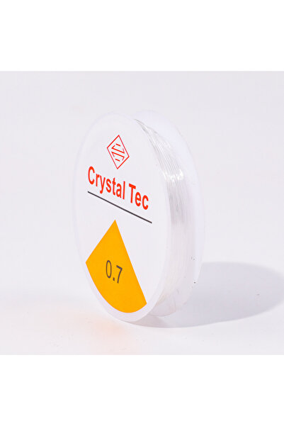 Choice لفة واحدة من خيط مطاطي كريستالي قابل للتمدد، 0.7 مم، بطول 6 أمتار، متو...