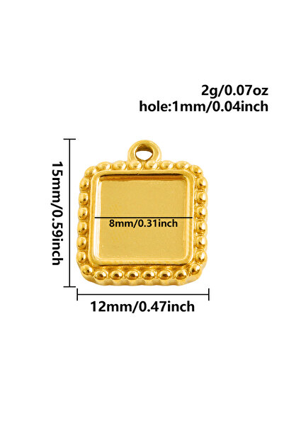 Choice S2990-G 5 قطع من تعليقات فطر الكرز المصنوعة من الفولاذ المقاوم للصدأ، ...