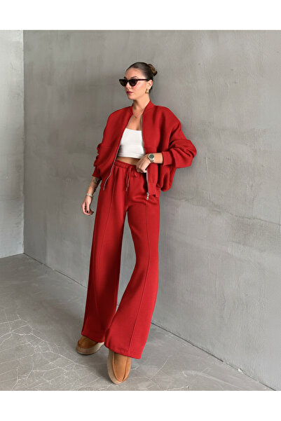 OKULCUBABA ΓΥΝΑΙΚΕΙΟ ΣΕΤ ΦΟΡΜΑΣ ΤΥΠΟΥ BOMBER ΠΡΕΜΙΟΥΜ ΜΕ 3 ΚΛΩΝΟΠΟΥΛΑΡΙΑ ΚΟΡΔ...