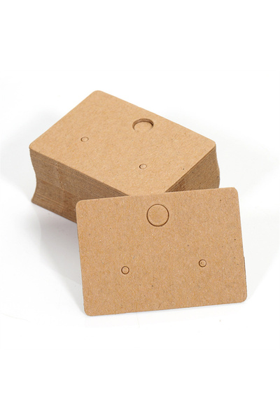 Choice ١٠٠ بطاقة مربعة من ورق الكرافت، ١٠٠ قطعة، حواف متقاطعة، ٤.٥ × ٣.٢ سم، ...