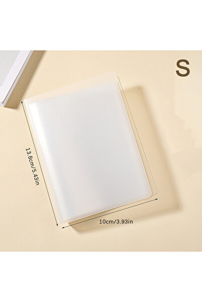 Choice S Matte Transparent Nail Sticker Album Pack 20 Pages Dust-Proof Nail Art Display Holder Collecting .