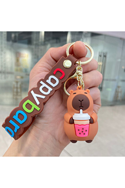 Choice style 3 Capybara Rodent Capybara Pvc Pendant PVC Simulation Capybara C...