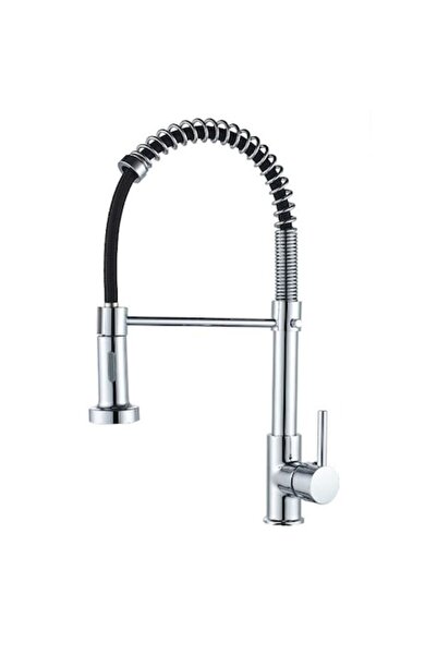 Radinavico kitchen faucet, 2-function aerator, pull-out spray, chrome