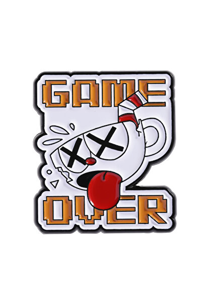 Choice دبابيس مينا بتصميم شخصيات لعبة المغامرات Cuphead و Mugman، بنمط 1، دبا...