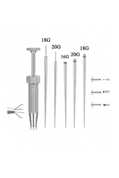 Choice طقم أدوات تثبيت كرات الثقب من الفولاذ المقاوم للصدأ (قطعتان) - ملحقات ثقب الجسم لسهولة التركيب والإزالة.