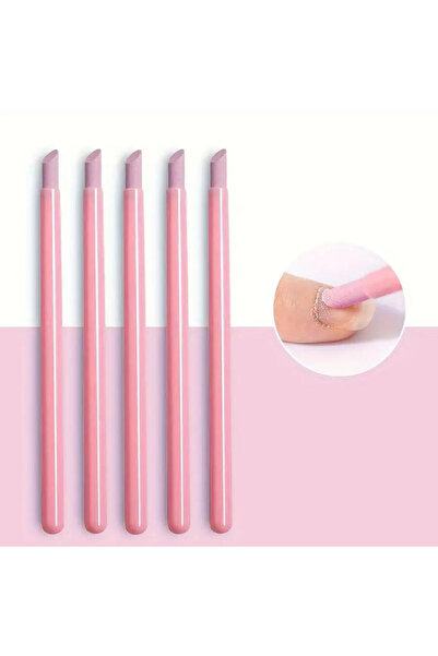 Choice قلم تجليخ كوارتز أبيض - 5 قطع/مجموعة، لفن الأظافر، لإزالة الجلد الميت ...