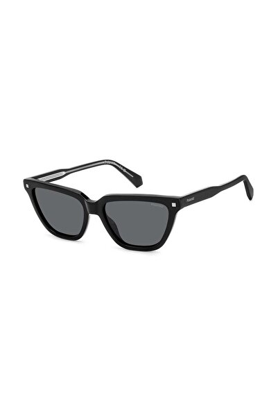 Polaroid Rectangular Polarized Sunglasses for Women - Pld 4157/S/X Black Mill...
