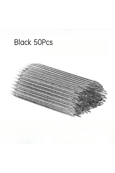 Choice Black 50pcs 50Pcs/Bag Reusable Double-head Crystal Cuticle Pusher Cuti...
