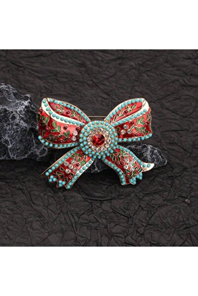 Choice كما هو موضح، بروش فيونكة لؤلؤية بتصميم كلاسيكي للنساء، دبوس أنيق من ال...