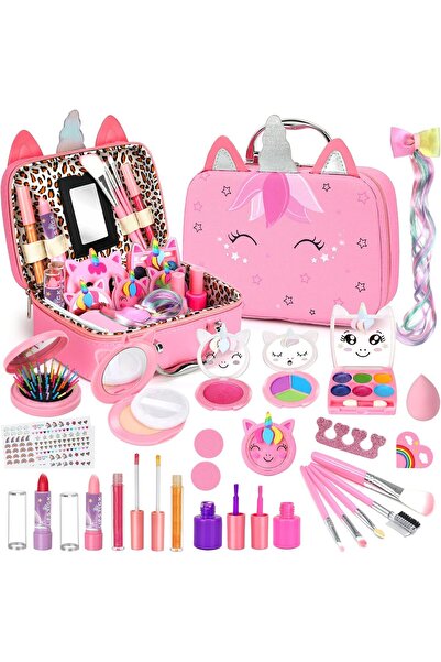 Heaning ألعاب مكياج قابلة للغسل للبنات - مكياج حقيقي للأطفال