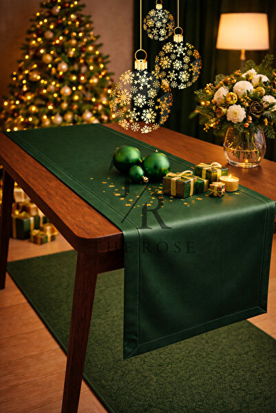 The Rose Yılbaşı Özel Koyu Yeşil Runner