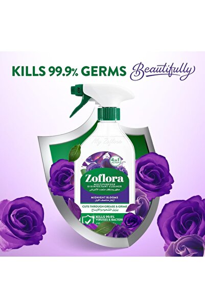 Zoflora بخاخ أوفلورا المطهر متعدد الأغراض، بخاخ مضاد للبكتيريا لجميع الأسطح، 800 مل