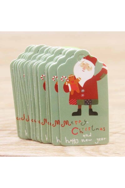 Choice ١٠٠ بطاقة، مطابقة للصورة، ١٠٠ قطعة، ٤×٢ سم، بطاقات عيد ميلاد مجيد، ورق...