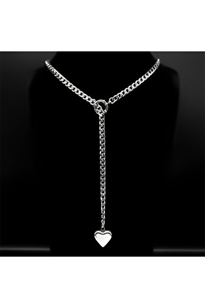 Choice سلسلة طويلة بسيطة على شكل قلب وقمر ونجمة من موسيقى الكيبوب، مناسبة للن...