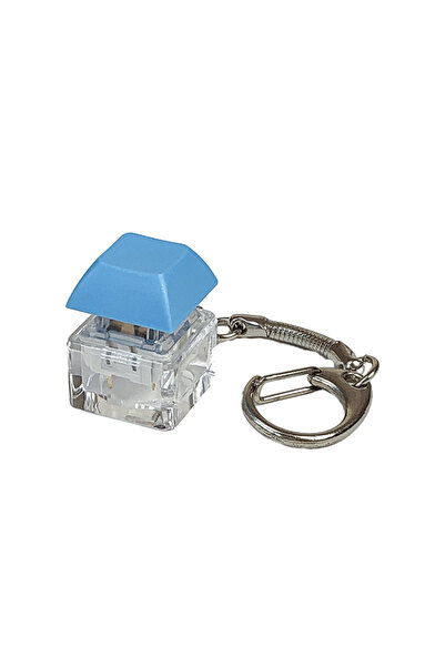 Choice blue Merit +1 Muyu Decompression Keychain Mechanical Keyboard Button K...