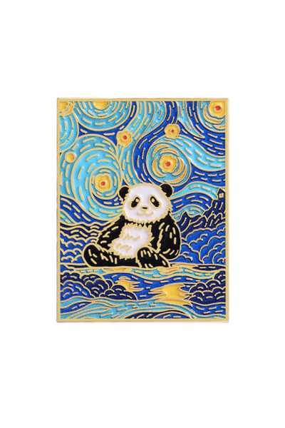 Choice دبابيس مينا من سلسلة حيوانات كرتونية، النمط 18: قطة تقرأ كتابًا، باندا...