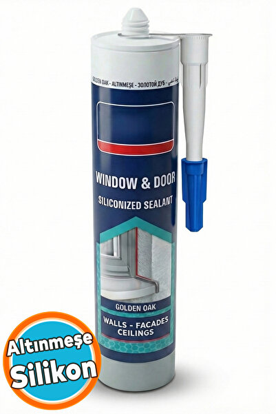 NZB Altın Meşe Renkli Boyanabilir Genel Amaçlı Kolay Uygulanır İnşaat Silikon...