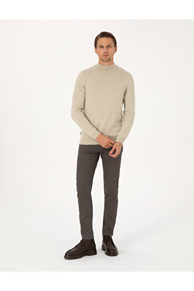 Pierre Cardin Brown Slim Fit Jean Trousers 50317311-Vr197