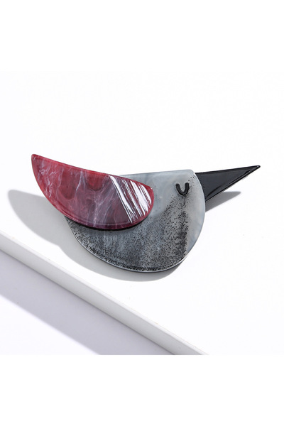 Choice D8-2-7516 دبابيس زينة على شكل طائر من أكريليك للنساء