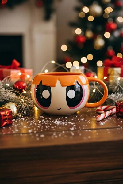 Powerpuff Girls Lisanslı Seramik Kupa 350 ml - Blossom