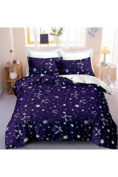 Noon East طقم لحاف من 4 قطع | مصنوع من ألياف دقيقة ناعمة | ألوان متعددة