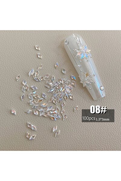 Choice 8-100 قطعة من أحجار الزركون الصغيرة اللامعة من فئة 5A، بتصميمات متنوعة...