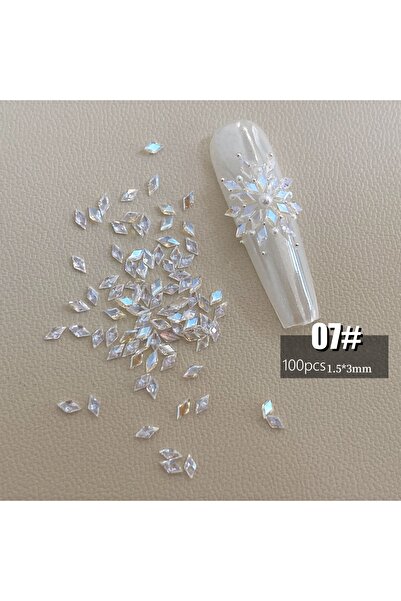 Choice 7-100 قطعة من أحجار الزركون الصغيرة اللامعة من فئة 5A، بتصميمات متنوعة...