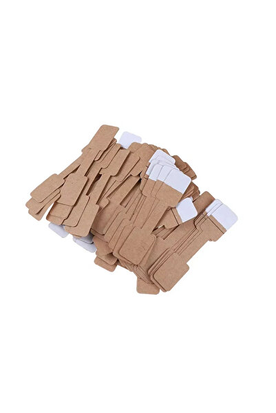 Choice 100 قطعة مربعة الشكل بلون الكاكي، 100 قطعة مربعة فارغة، ملصقات ورقية ل...