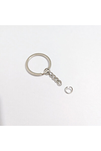 Choice 20 قطعة من النمط 2، 20/50 قطعة، حلقات مفاتيح معدنية فضية اللون، حلقات ...